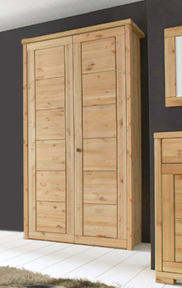 Kleiderschrank VITA SK289 2 Türen mit Kassetten-Front Kiefer massiv