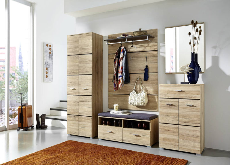 Garderobenspiegel FRESH 60 x 80 San Remo Eiche hell