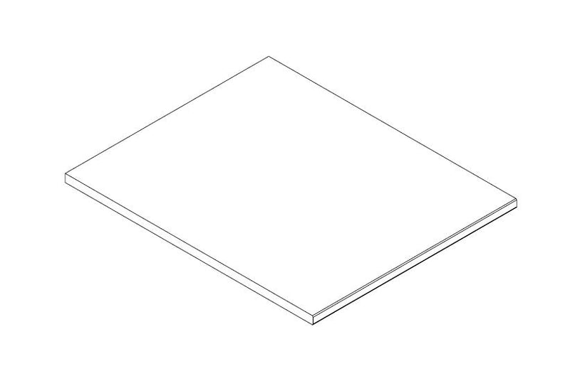 Einlegeboden 48 cm für Schränke HALVAR + YLVA mit 3 Türen