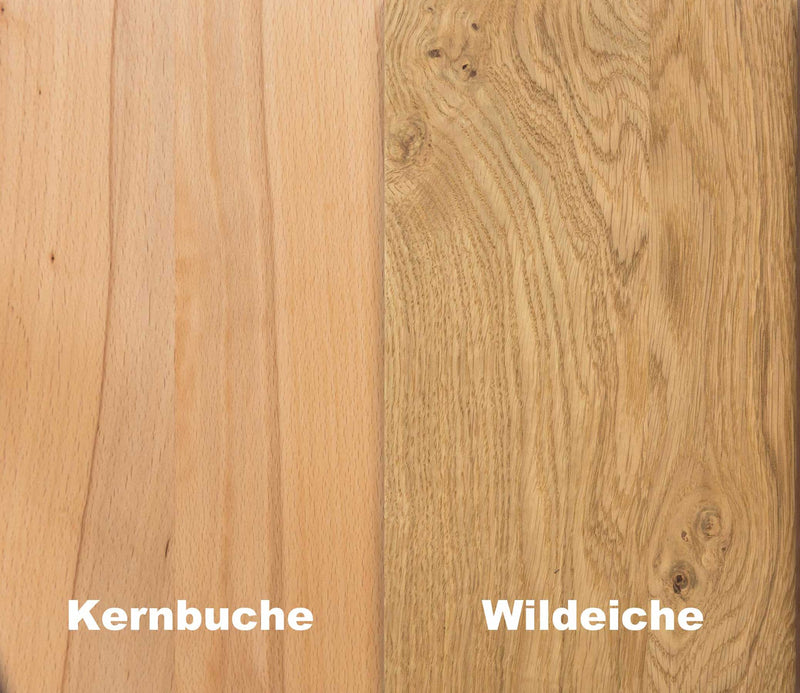 Schubladenkommode SNORRE 4 Schubladen Kernbuche / Wildeiche