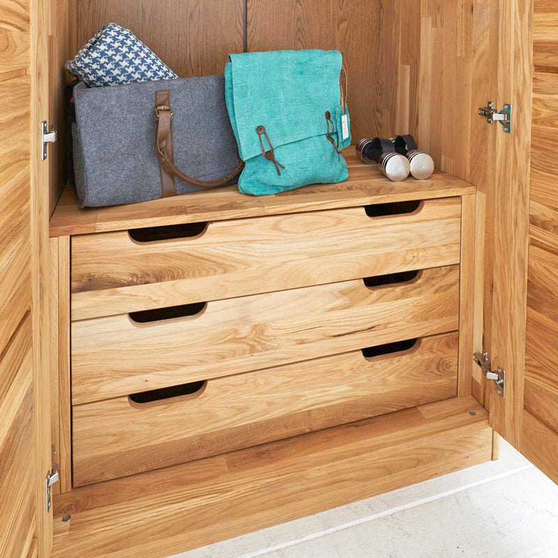 Schubladenblock passend zum Schrank NAYA für 2-trg. Element 92 cm
