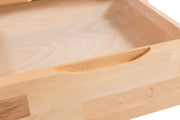 Nachtkommode Basic 50 Komfort massive Buche geölt von Bed Box