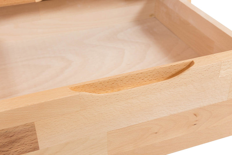 Nachtkommode Basic 50 Komfort massive Buche geölt von Bed Box