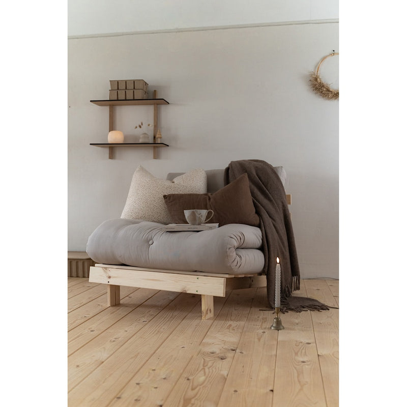 Schlafsofa ROOTS 90 cm Sofa Kiefer massiv unbehandelt von Karup