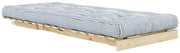 Schlafsofa ROOTS 90 cm Polster Beach Blue Klappsofa Gestell Kiefer