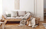 Schlafsofa BEBOP Sofa Kiefer natur lackiert abklappbar von Karup