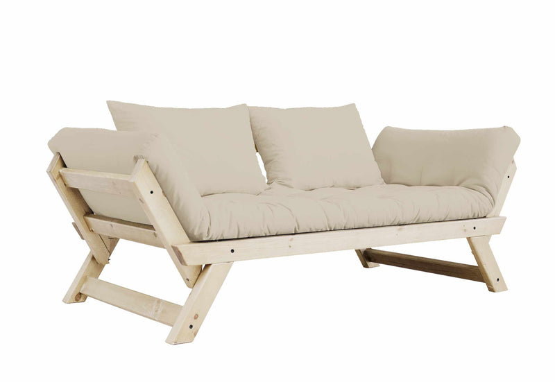 Schlafsofa BEBOP Sofa Kiefer natur lackiert abklappbar von Karup