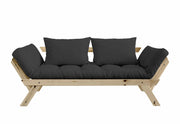 Schlafsofa BEBOP Sofa Kiefer natur lackiert abklappbar von Karup