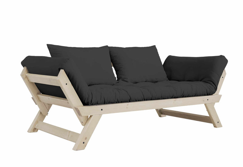 Schlafsofa BEBOP Sofa Kiefer natur lackiert abklappbar von Karup
