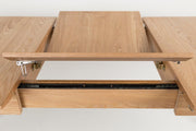 Esstisch GLIMPS von ZUIVER 120 x 80 ausziehbar Esche lackiert