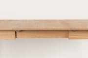 Esstisch GLIMPS von ZUIVER 120 x 80 ausziehbar Esche lackiert