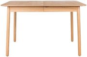Esstisch GLIMPS von ZUIVER 120 x 80 ausziehbar Esche lackiert