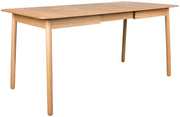 Esstisch GLIMPS von ZUIVER 120 x 80 ausziehbar Esche lackiert