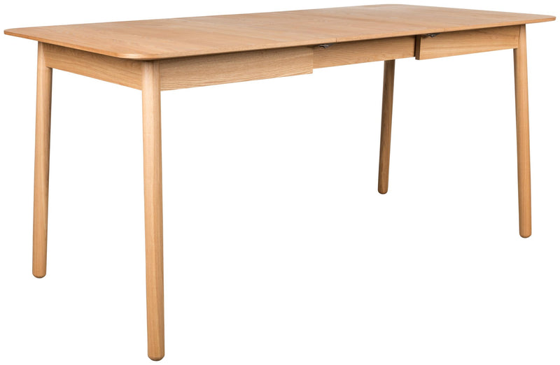 Esstisch GLIMPS von ZUIVER 120 x 80 ausziehbar Esche lackiert