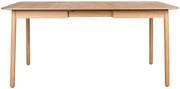 Esstisch GLIMPS von ZUIVER 120 x 80 ausziehbar Esche lackiert