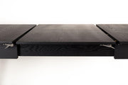 Esstisch GLIMPS BLACK von ZUIVER 120 x 80 ausziehbar Esche