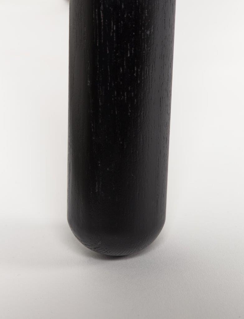 Esstisch GLIMPS BLACK von ZUIVER 120 x 80 ausziehbar Esche