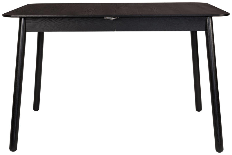 Esstisch GLIMPS BLACK von ZUIVER 120 x 80 ausziehbar Esche