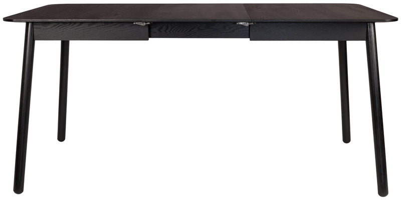 Esstisch GLIMPS BLACK von ZUIVER 120 x 80 ausziehbar Esche