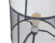 Tischleuchte ROND Silber Antik Look