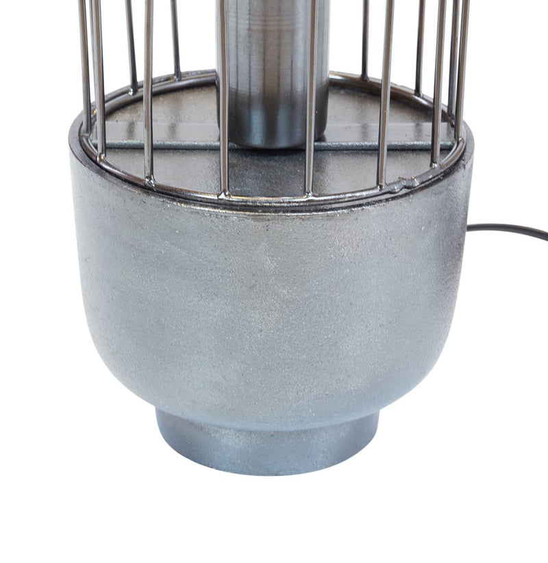 Tischleuchte AMILIA 1-flammig Farbton Black Nickel