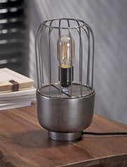 Tischleuchte AMILIA 1-flammig Farbton Black Nickel