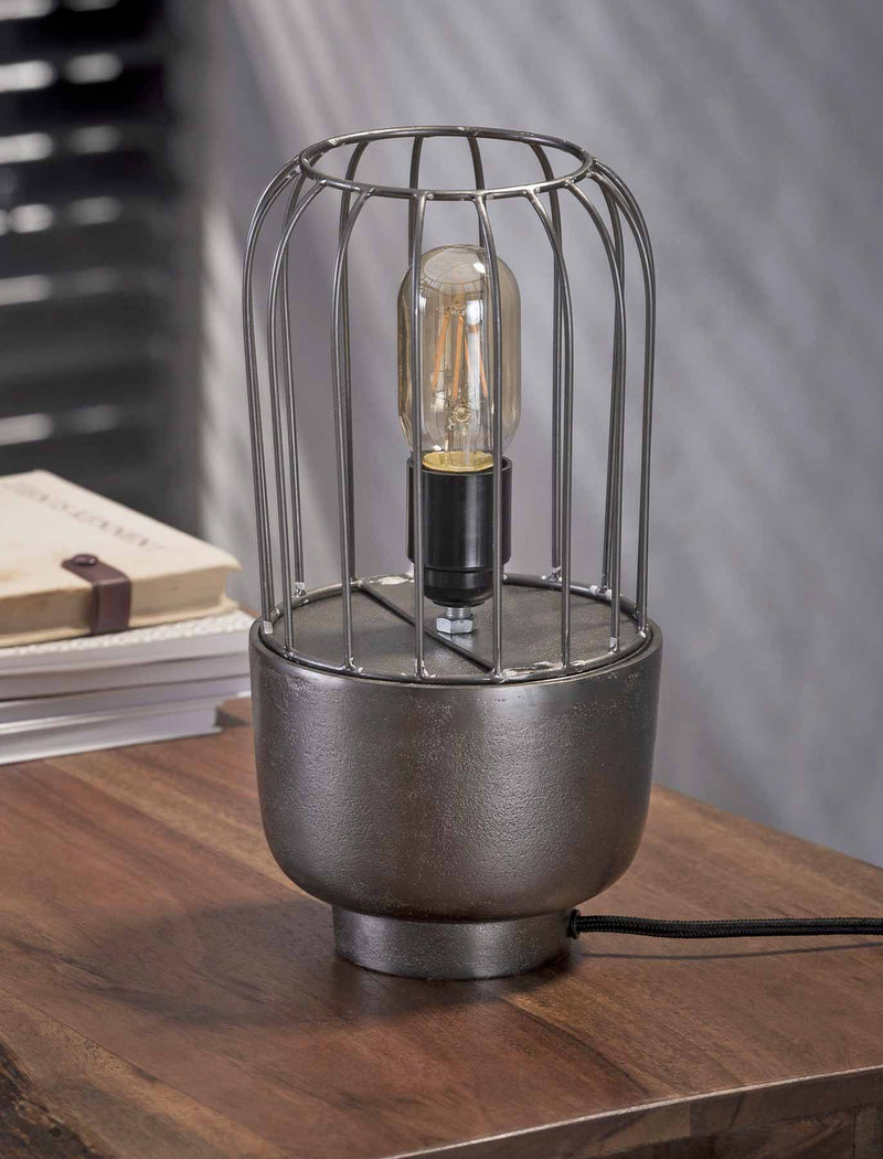 Tischleuchte AMILIA 1-flammig Farbton Black Nickel