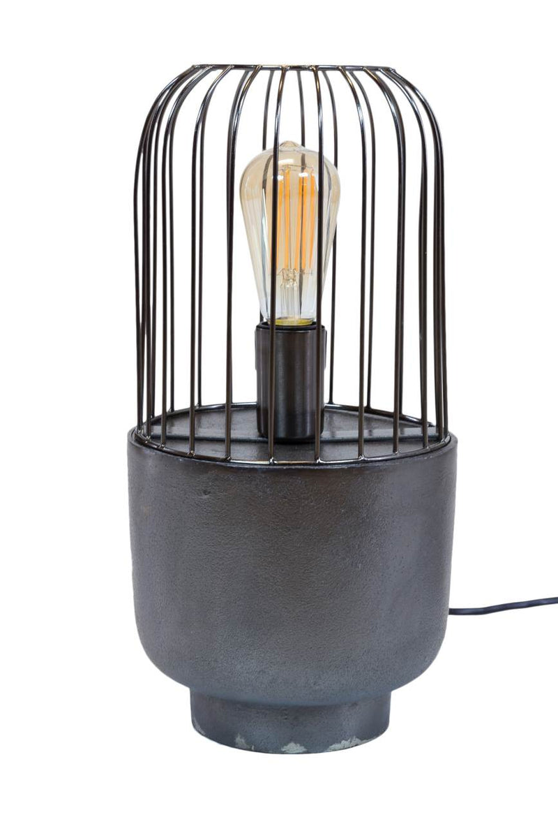 Tischleuchte ANIKA 1-flammig Farbton Black Nickel