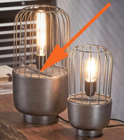 Tischleuchte ANIKA 1-flammig Farbton Black Nickel
