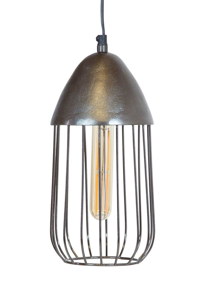 Hängeleuchte Pendelleuchte ANISSA 4-flammig Farbton Black Nickel