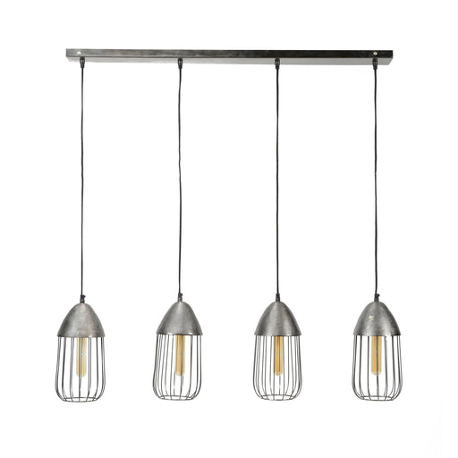 Hängeleuchte Pendelleuchte ANISSA 4-flammig Farbton Black Nickel