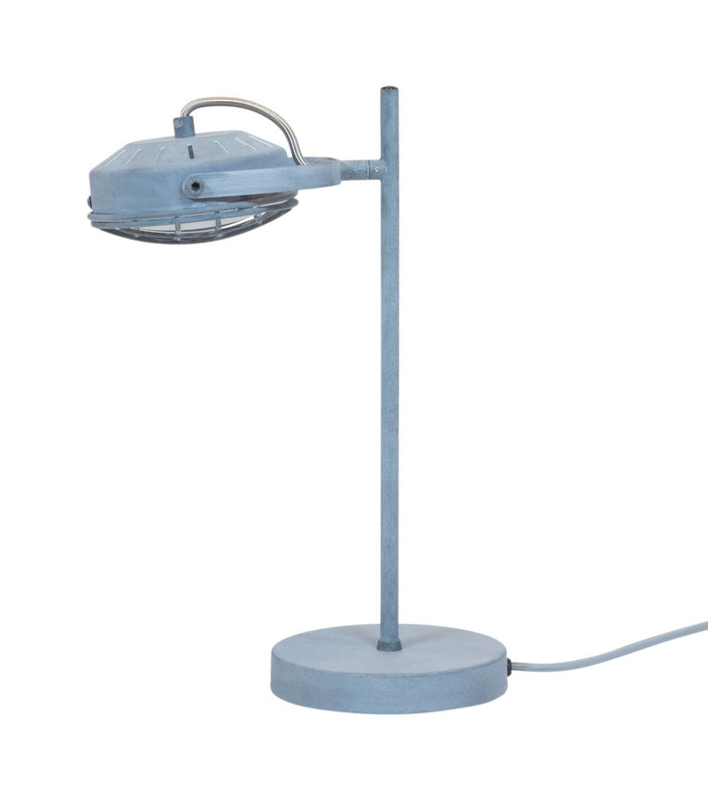 Tischleuchte GRILL LED-Leuchte mit Metallschirm in Vintage Grey