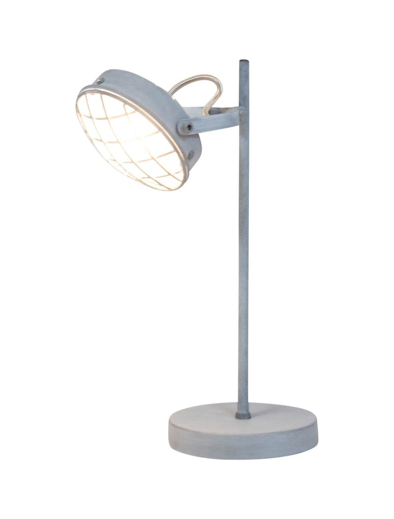 Tischleuchte GRILL LED-Leuchte mit Metallschirm in Vintage Grey