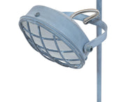 Tischleuchte GRILL LED-Leuchte mit Metallschirm in Vintage Grey