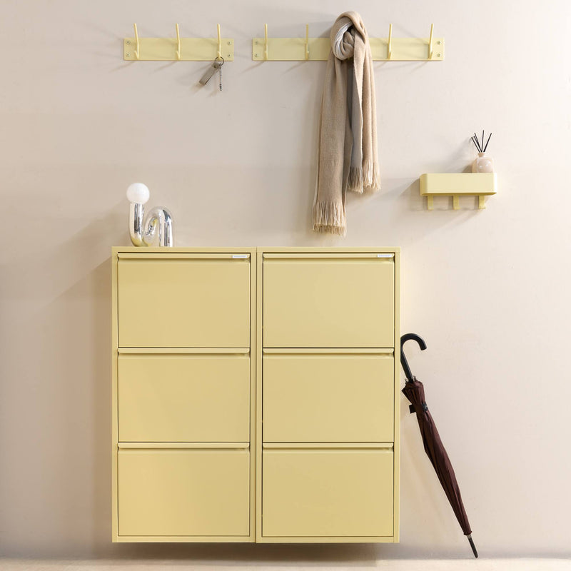 Design Garderobe FUSION 3 Stahl Skandinavisch viele Farben von Spinder