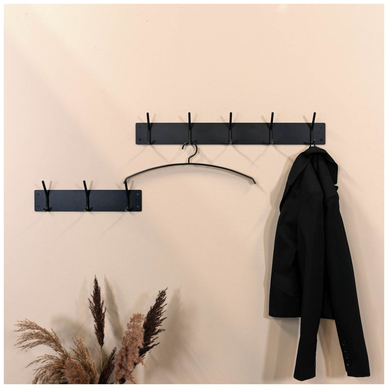 Garderobe Garderobenhaken Fusion 3 Metall Schwarz