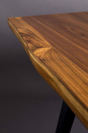 Esstisch ALAGON Walnuss mit Baumkante 160 x 90 cm von Dutchbone