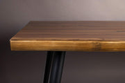 Esstisch ALAGON Walnuss mit Baumkante 160 x 90 cm von Dutchbone