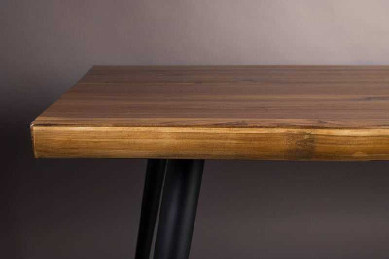 Esstisch ALAGON Walnuss mit Baumkante 160 x 90 cm von Dutchbone