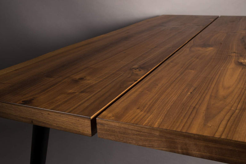Esstisch ALAGON Walnuss mit Baumkante 160 x 90 cm von Dutchbone