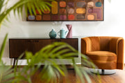 Lounge Sessel FLOWER ORANGE von DutchBone