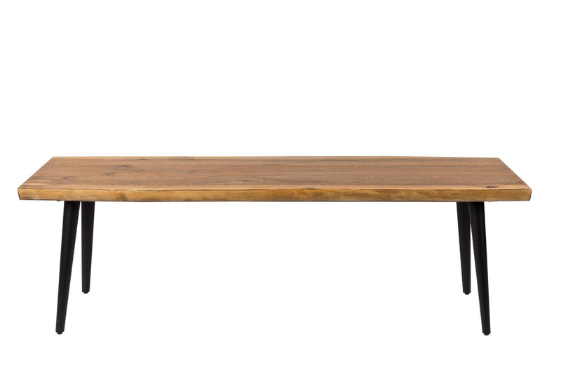 Bank ALAGON Walnuss mit Baumkante 160 cm von DUTCH BONE