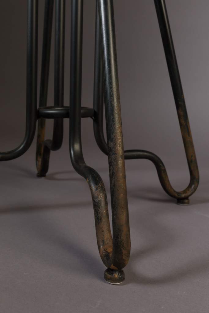 Vintage Barhocker OVID BLACK von DutchBone