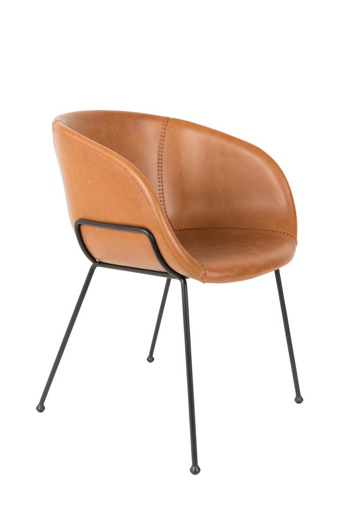 Esszimmerstuhl FESTON BROWN von ZUIVER 