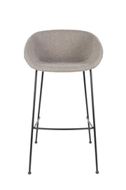 Barhocker FESTON Filzoptik Grau von ZUIVER 