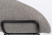 Barhocker FESTON Filzoptik Grau von ZUIVER 