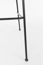 Barhocker FESTON Filzoptik Grau von ZUIVER 