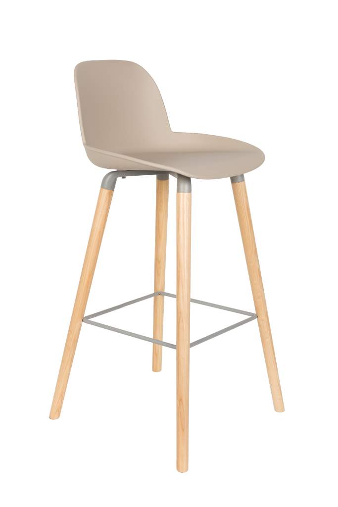 Barhocker ALBERT KUIP in Taupe von ZUIVER