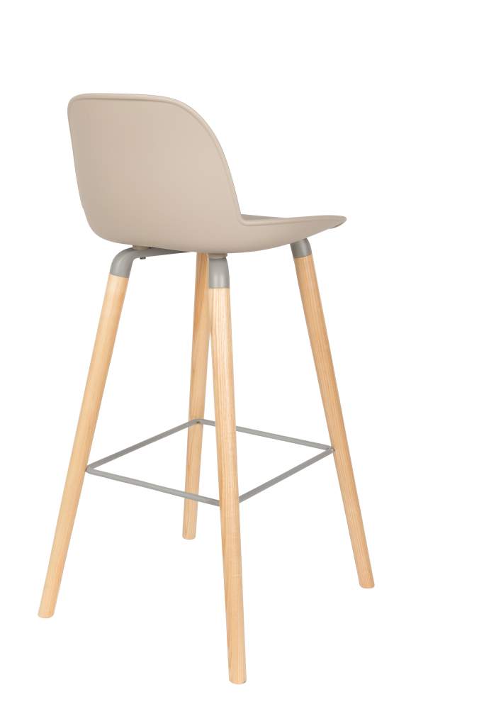 Barhocker ALBERT KUIP in Taupe von ZUIVER