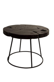 Couchtisch KRATON von DutchBone mit Teakholz Platte